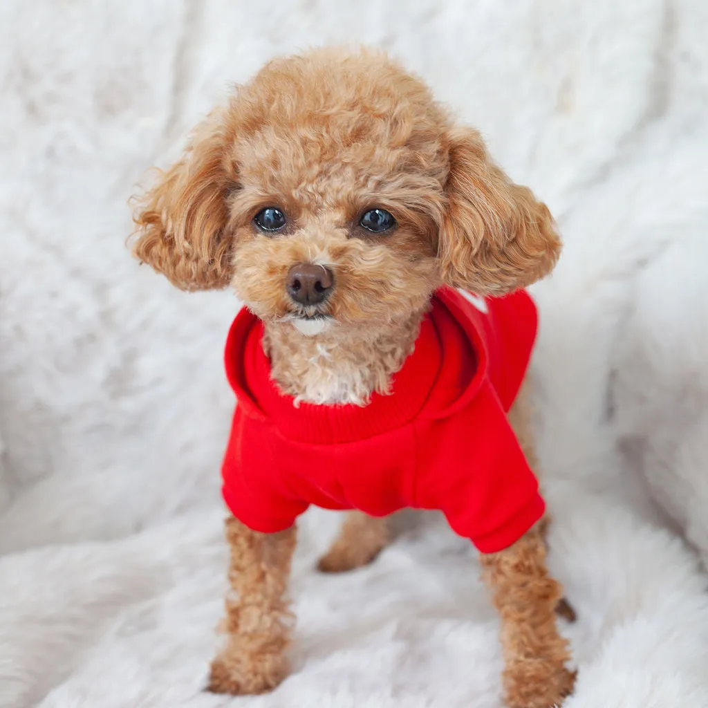 adidas hoodie - red - available in medium!