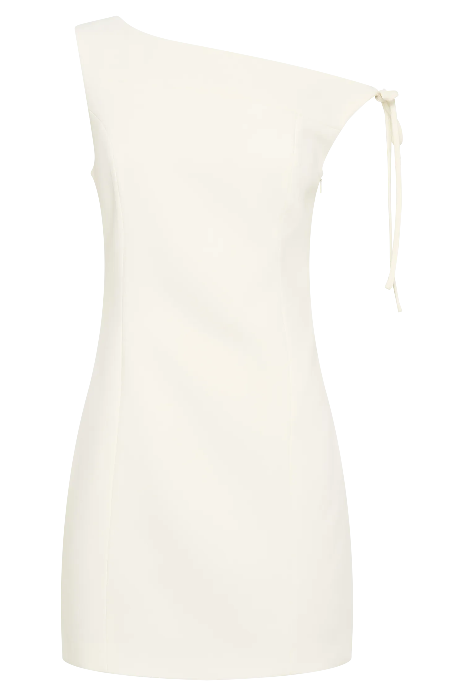 Baker Suiting Off Shoulder Dress - Ivory