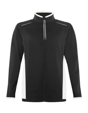 Banner Full-Zip Jacket For Men-MZJKT-0064-Black White