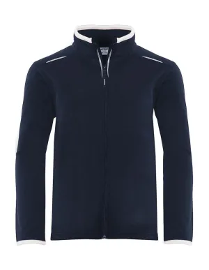 Banner Full-Zip Jacket For Men-MZJKT-0064-Navy White