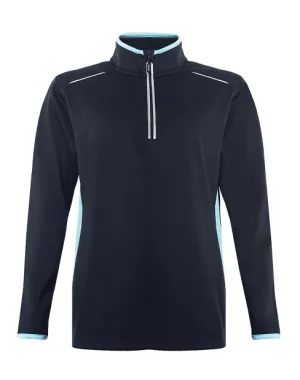 Banner Quarter zip For Men-ZQTR-0057-Navy Sky