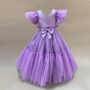 Beatrix Lilac Tulle Gown