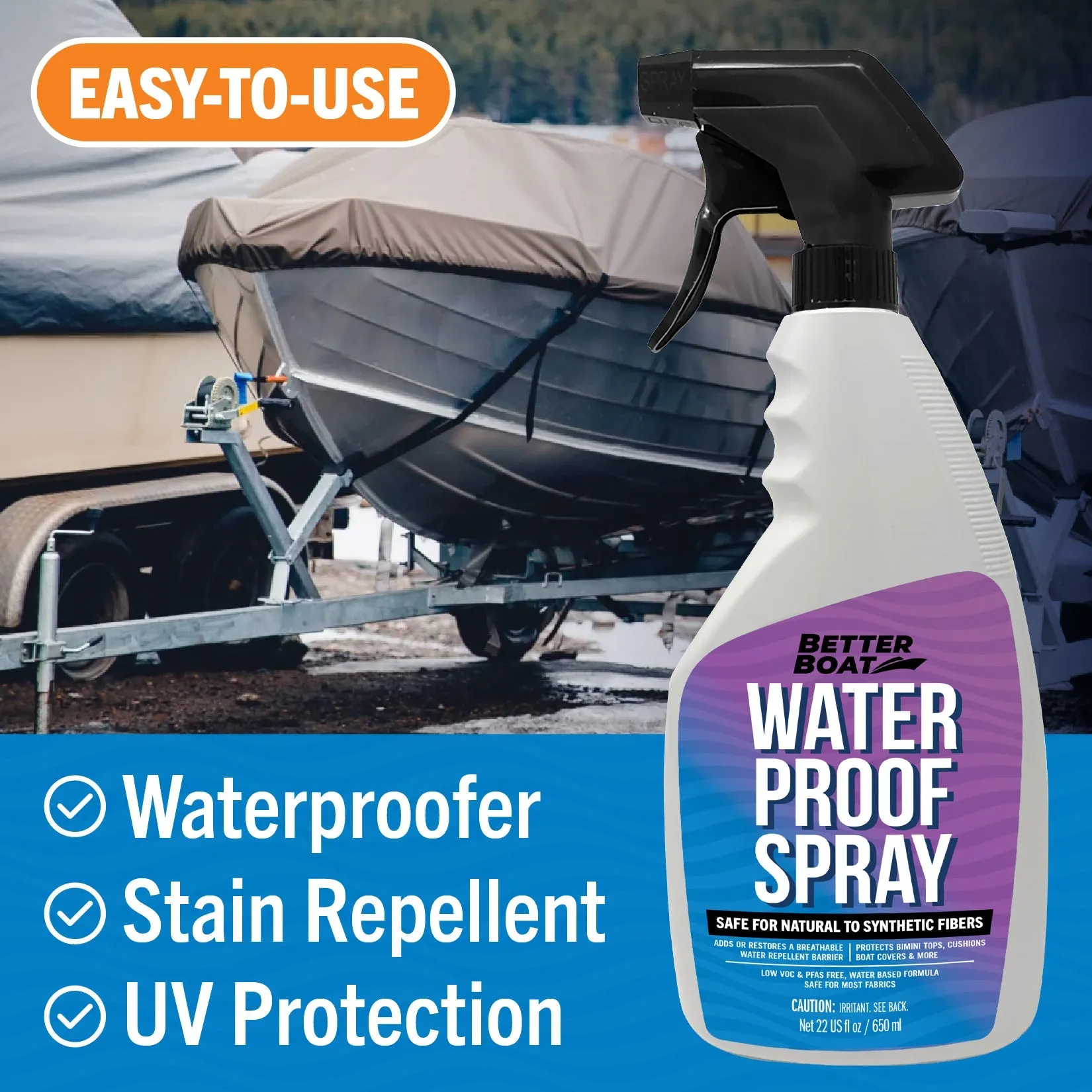 Better Boat Fabric Waterproofing Protector Spray