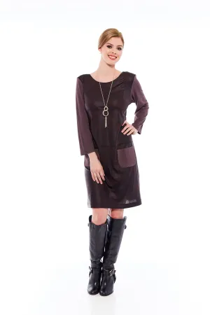 Buy Women's Long Sleeve Brown Midi Dresses Online