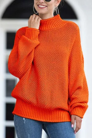 Chicindress Breathable Bat Sleeve Knit Sweater