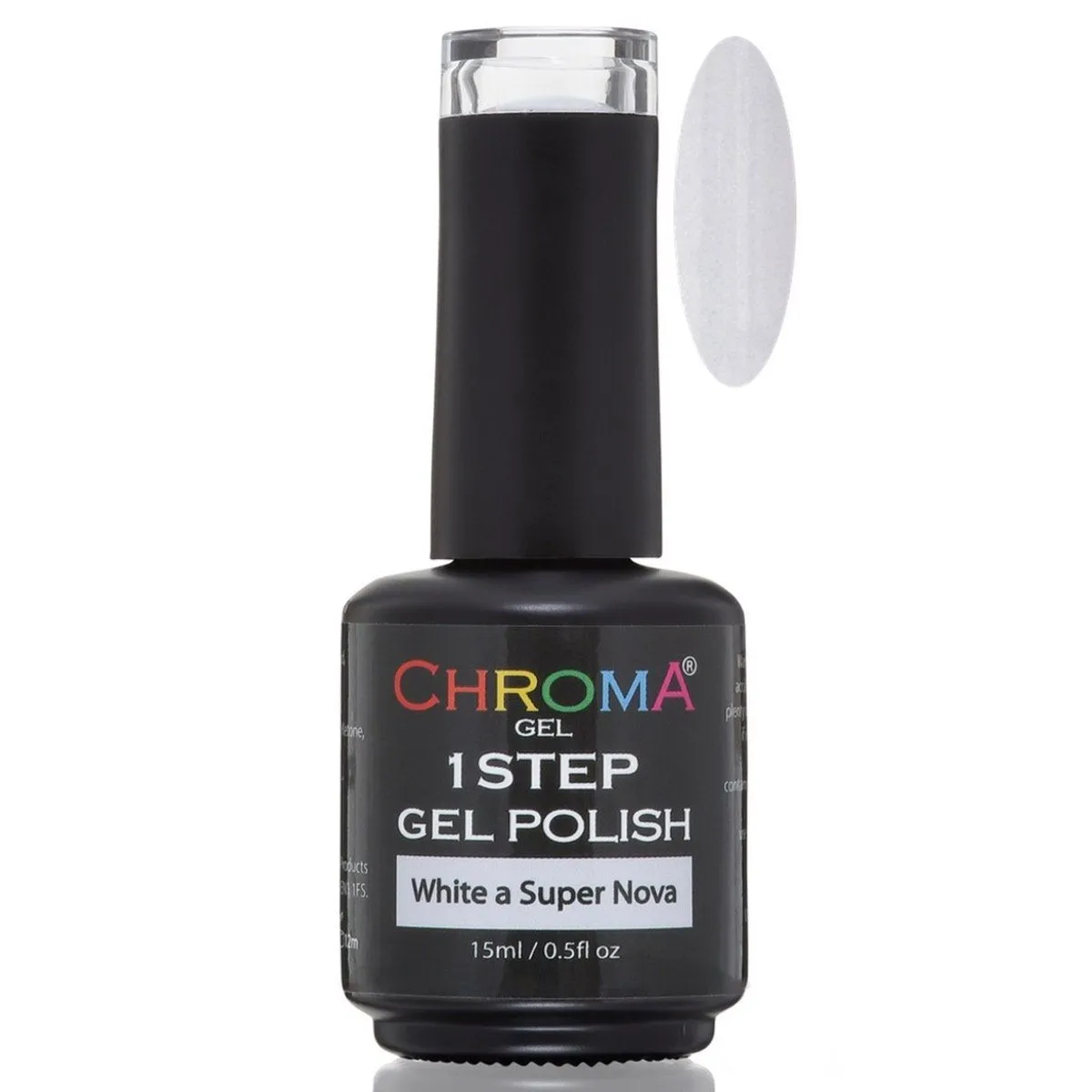 Chroma Gel 1 Step Gel Polish White a Super Nova No.71