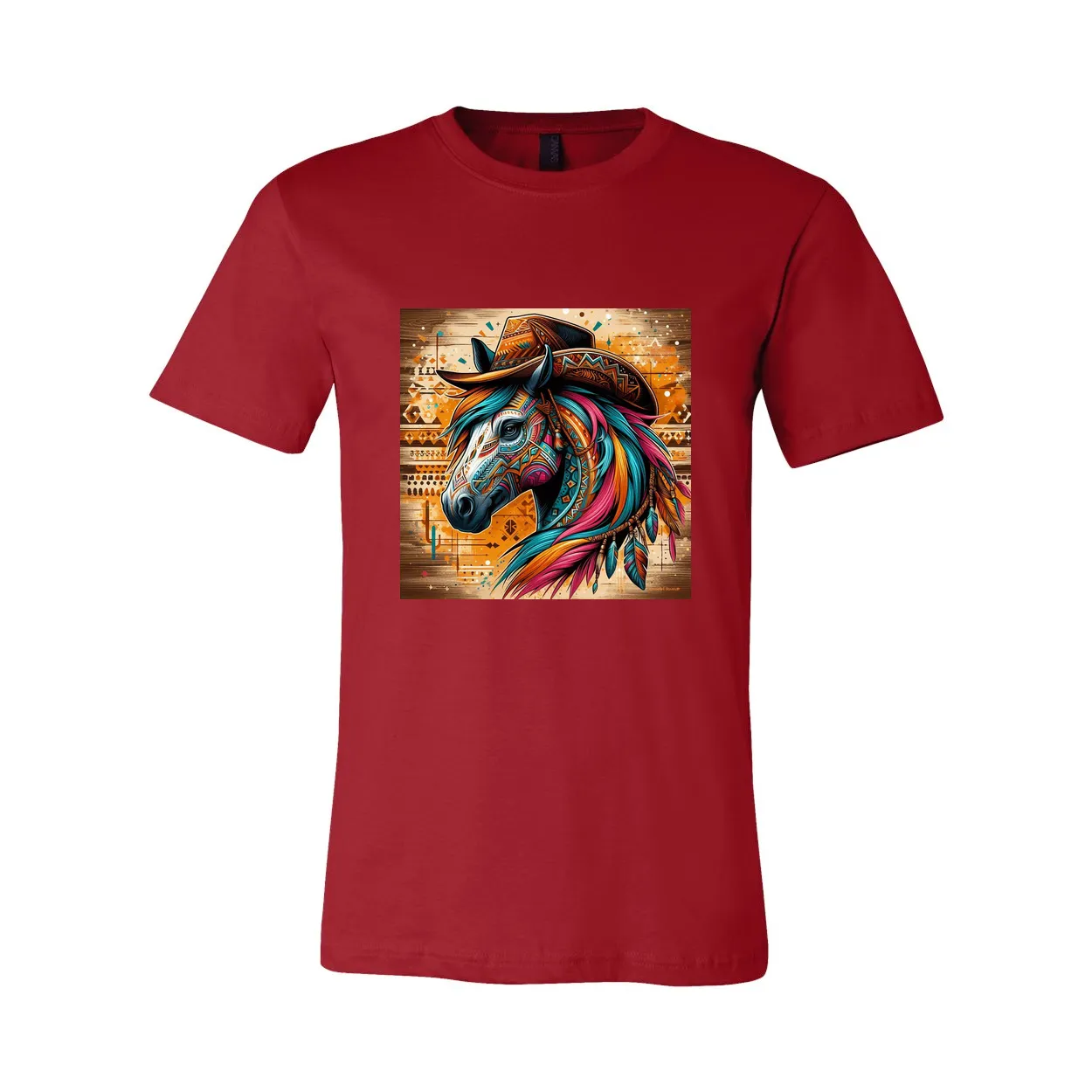 Cowboy Gus Tribal Horse T Shirts