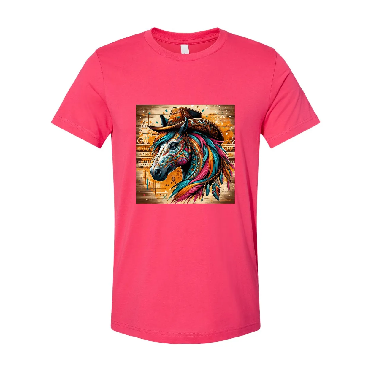 Cowboy Gus Tribal Horse T Shirts