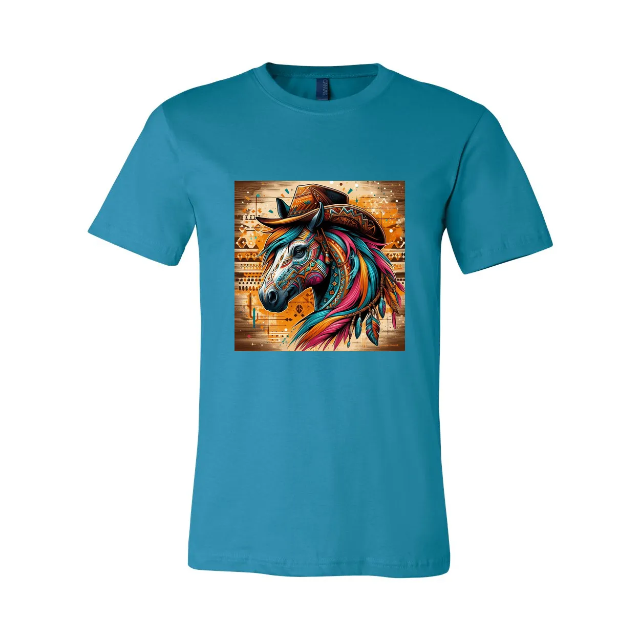 Cowboy Gus Tribal Horse T Shirts