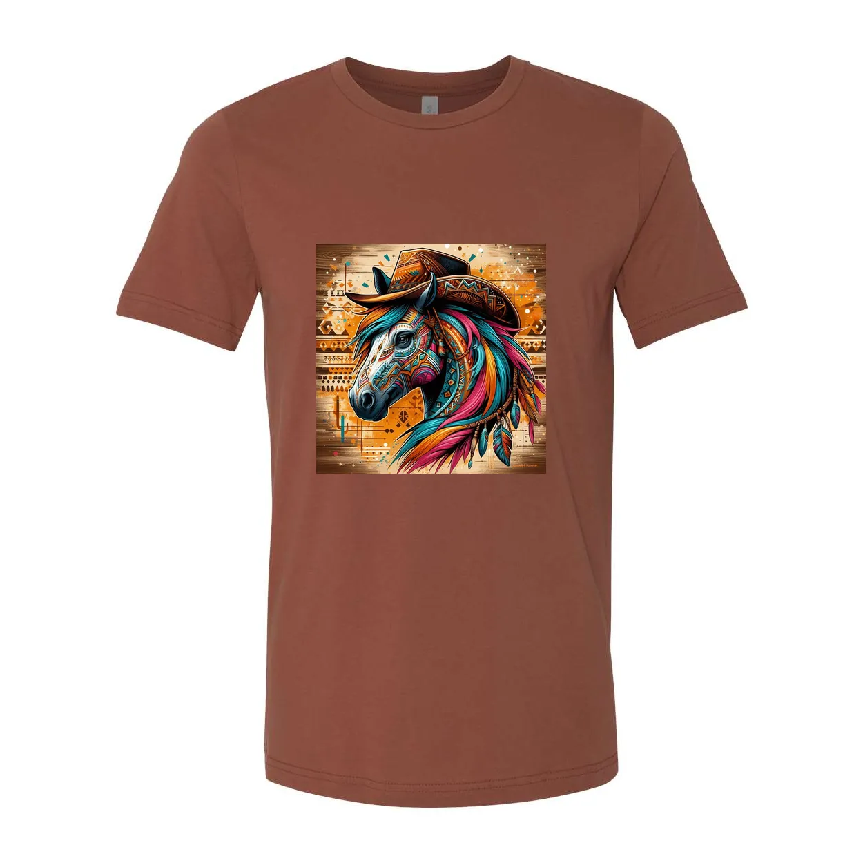 Cowboy Gus Tribal Horse T Shirts