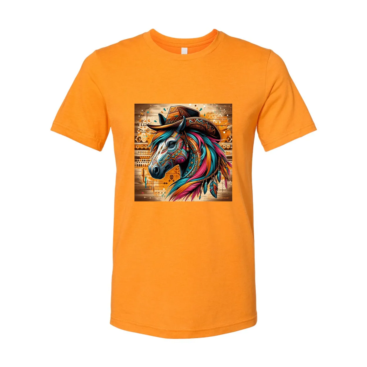 Cowboy Gus Tribal Horse T Shirts