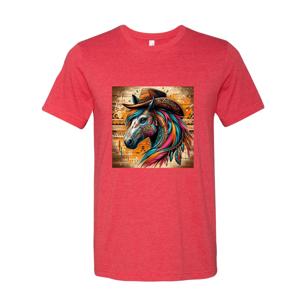 Cowboy Gus Tribal Horse T Shirts