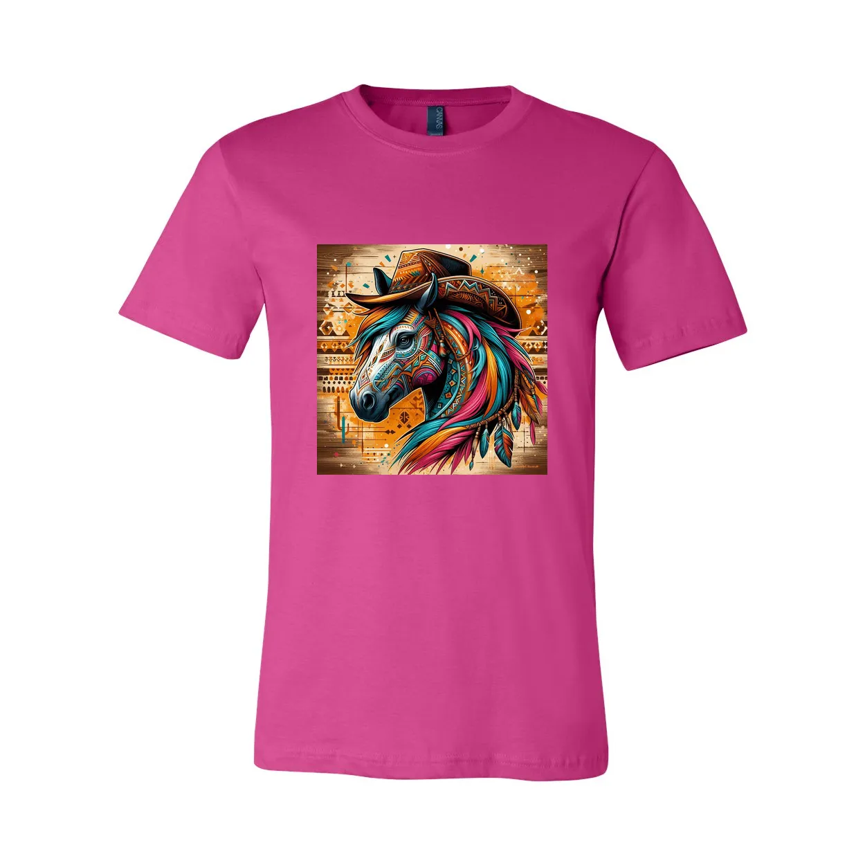 Cowboy Gus Tribal Horse T Shirts