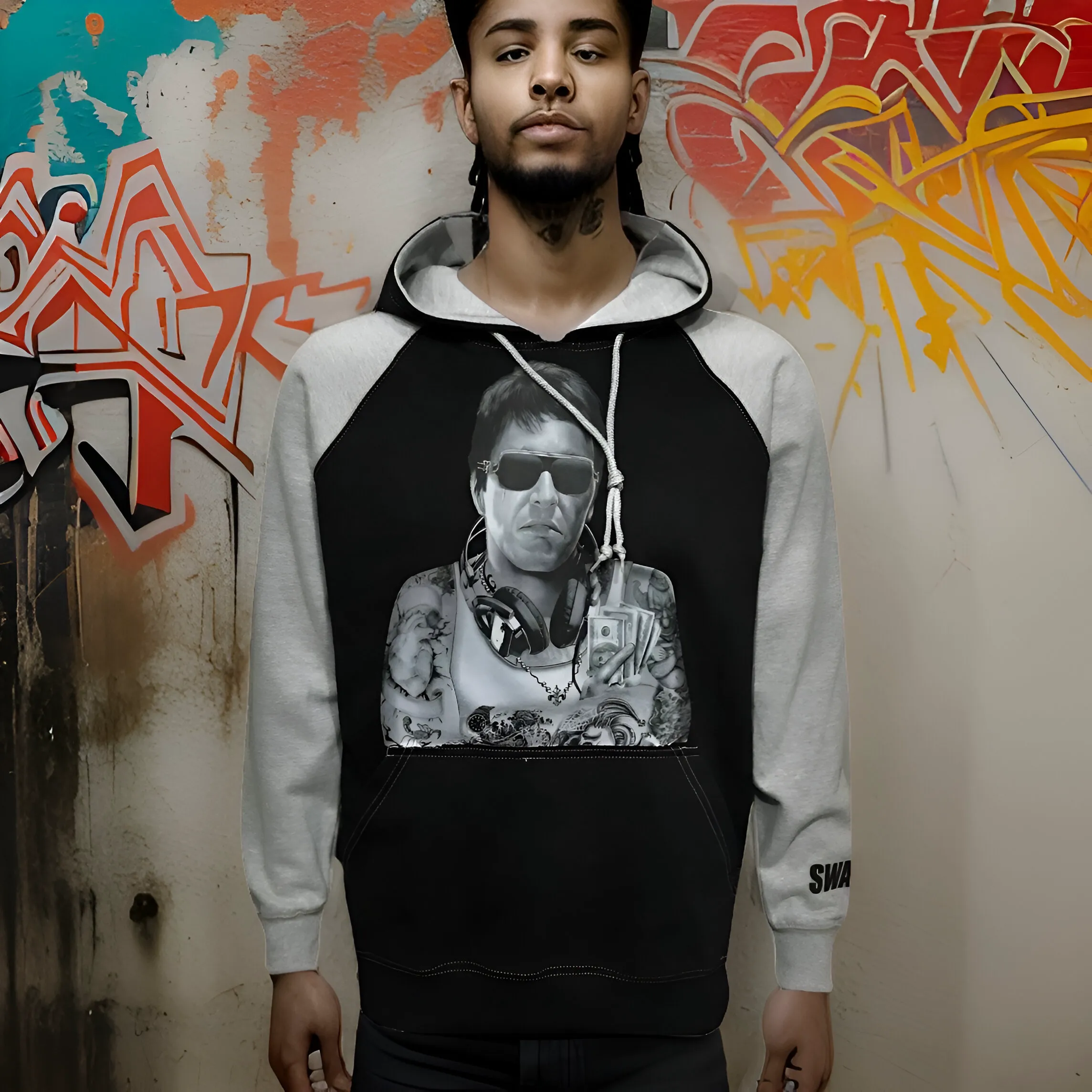 ^DJ TONY MONTANA^ PULLOVER HOODIE