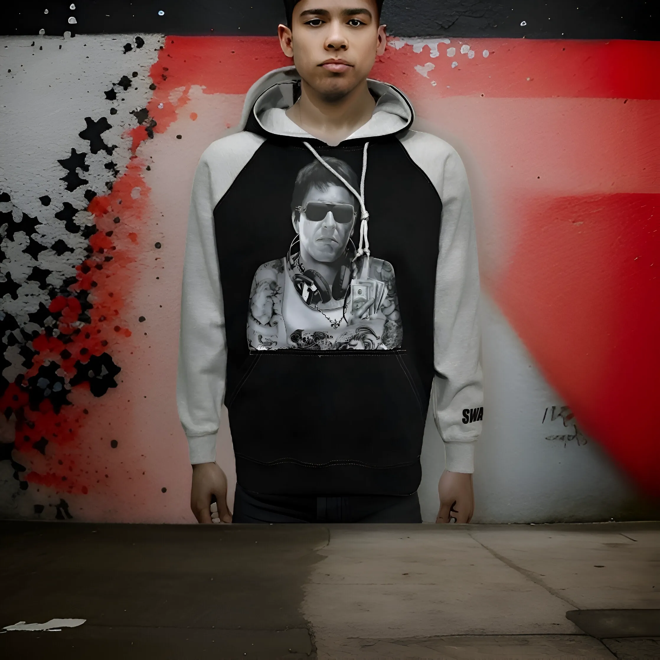 ^DJ TONY MONTANA^ PULLOVER HOODIE