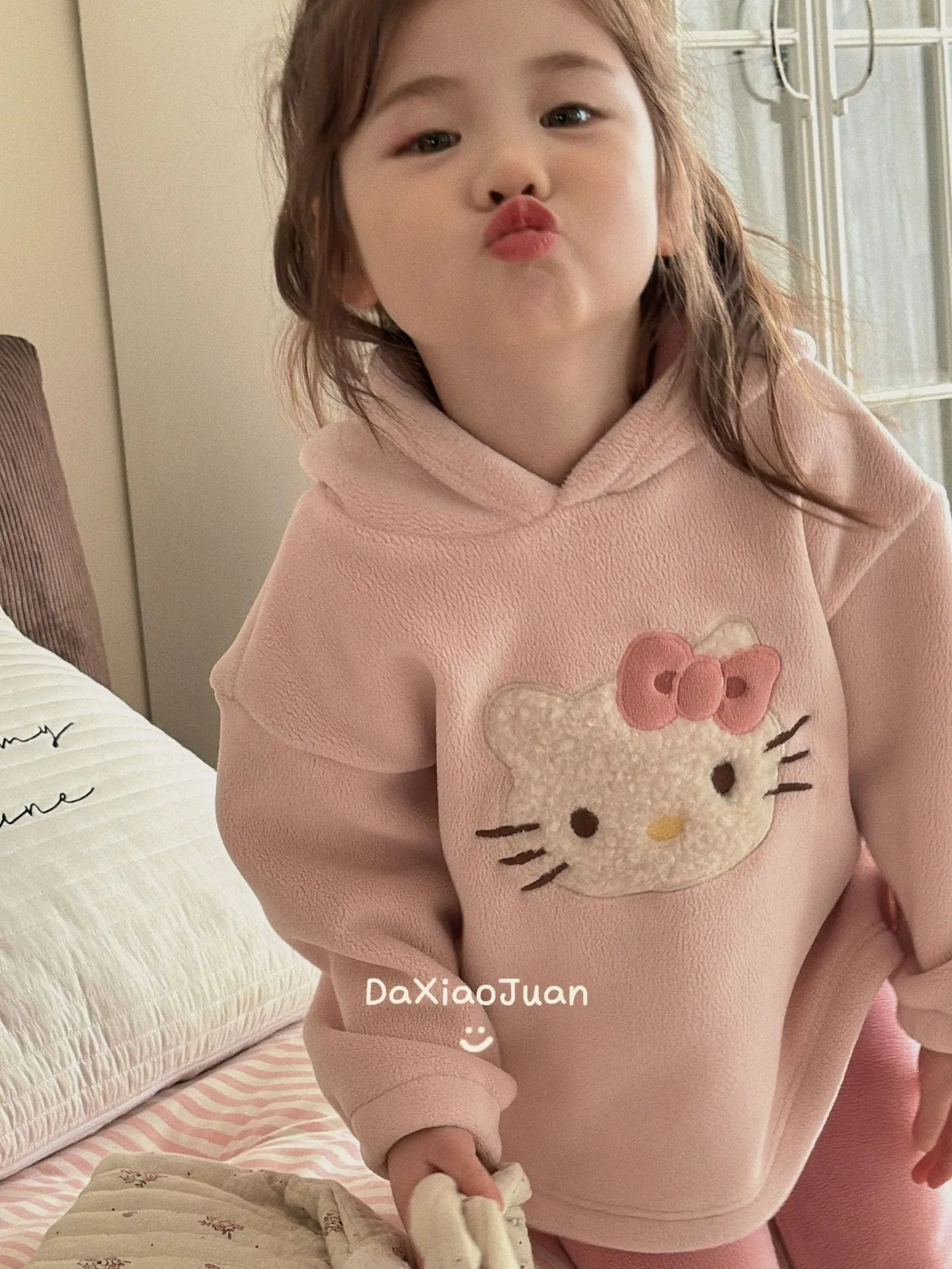 DXJ Whimsy Warmth: Kids' Hoodie Set Collection