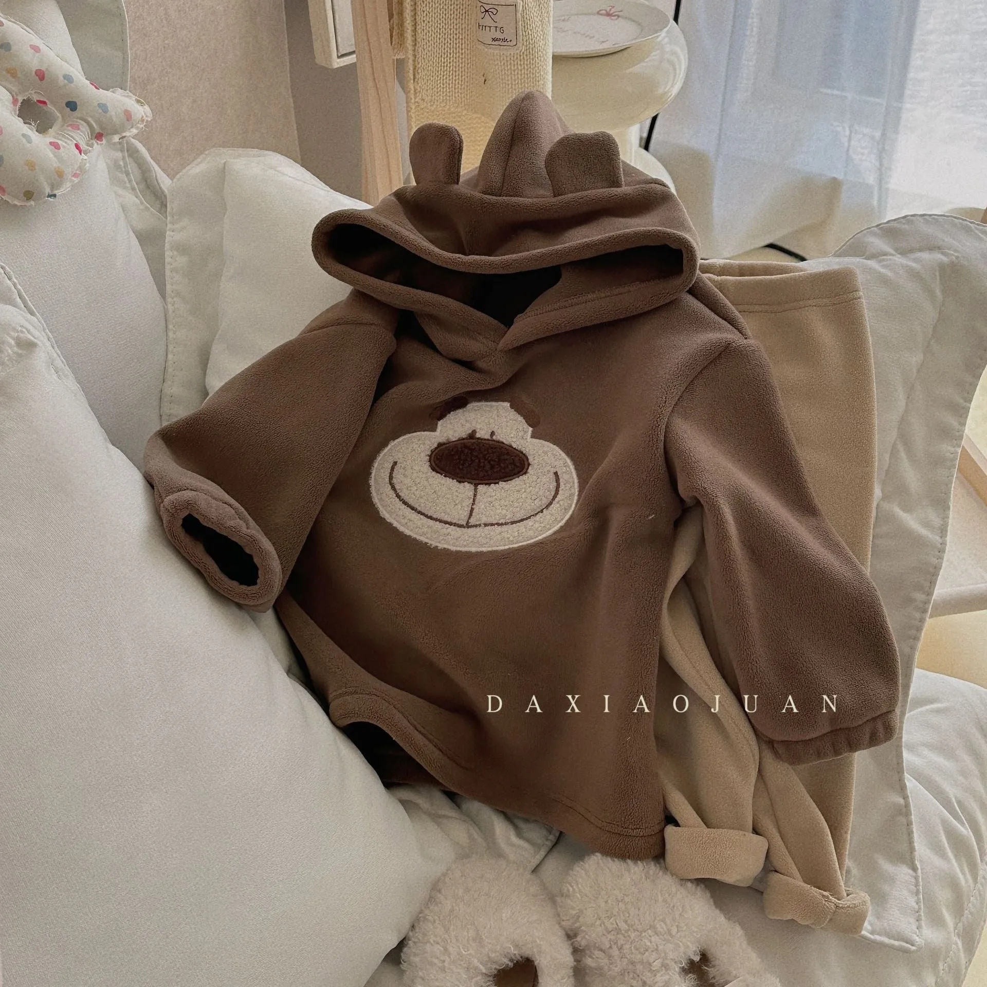 DXJ Whimsy Warmth: Kids' Hoodie Set Collection