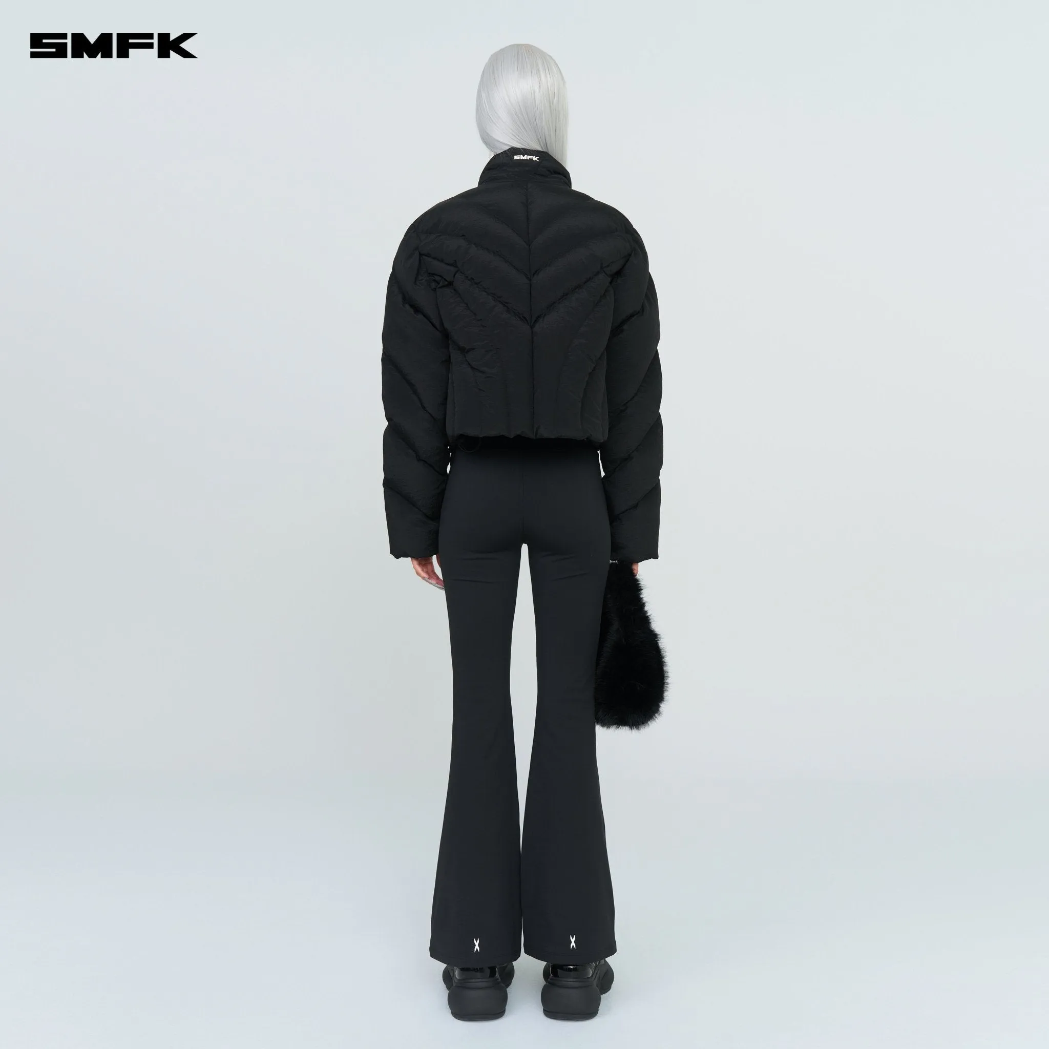 FUTURE Storm Down Puff Jacket In Black