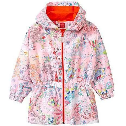 Girls Pink Castle Coat