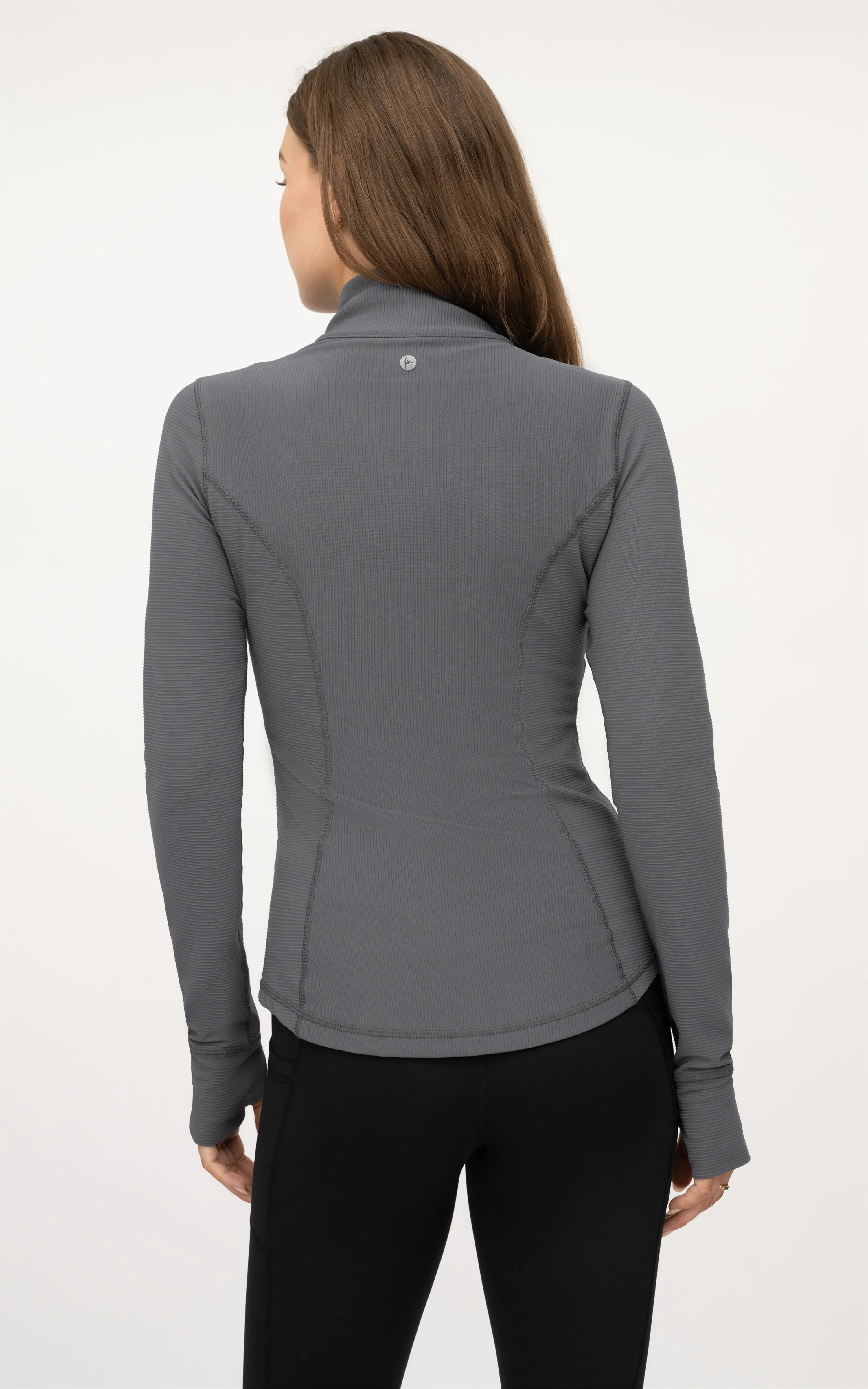 Interlink Ribbed Princess Seam Performance Jacket