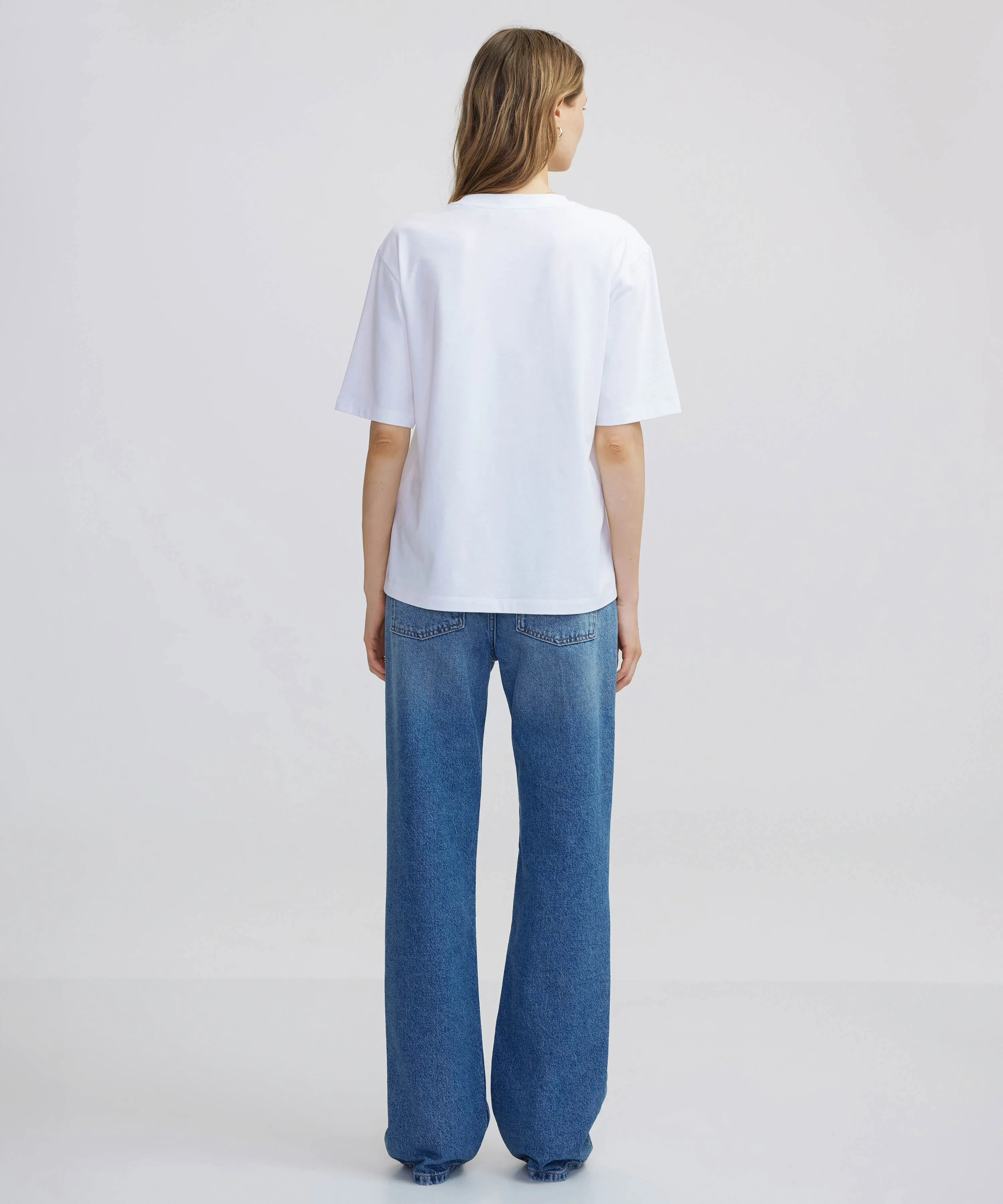 Ipekyol Round Neck Basic T-Shirt White