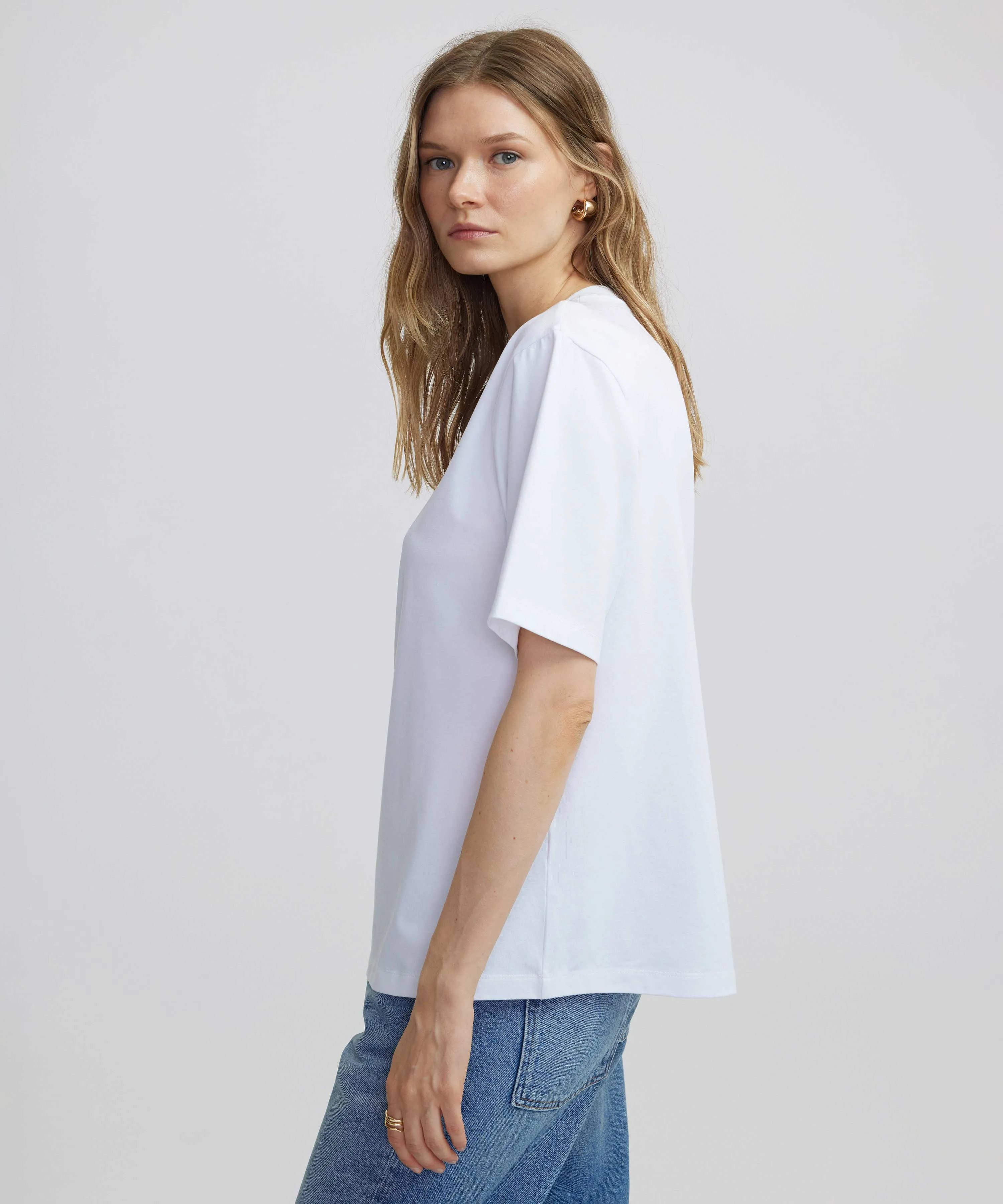 Ipekyol Round Neck Basic T-Shirt White