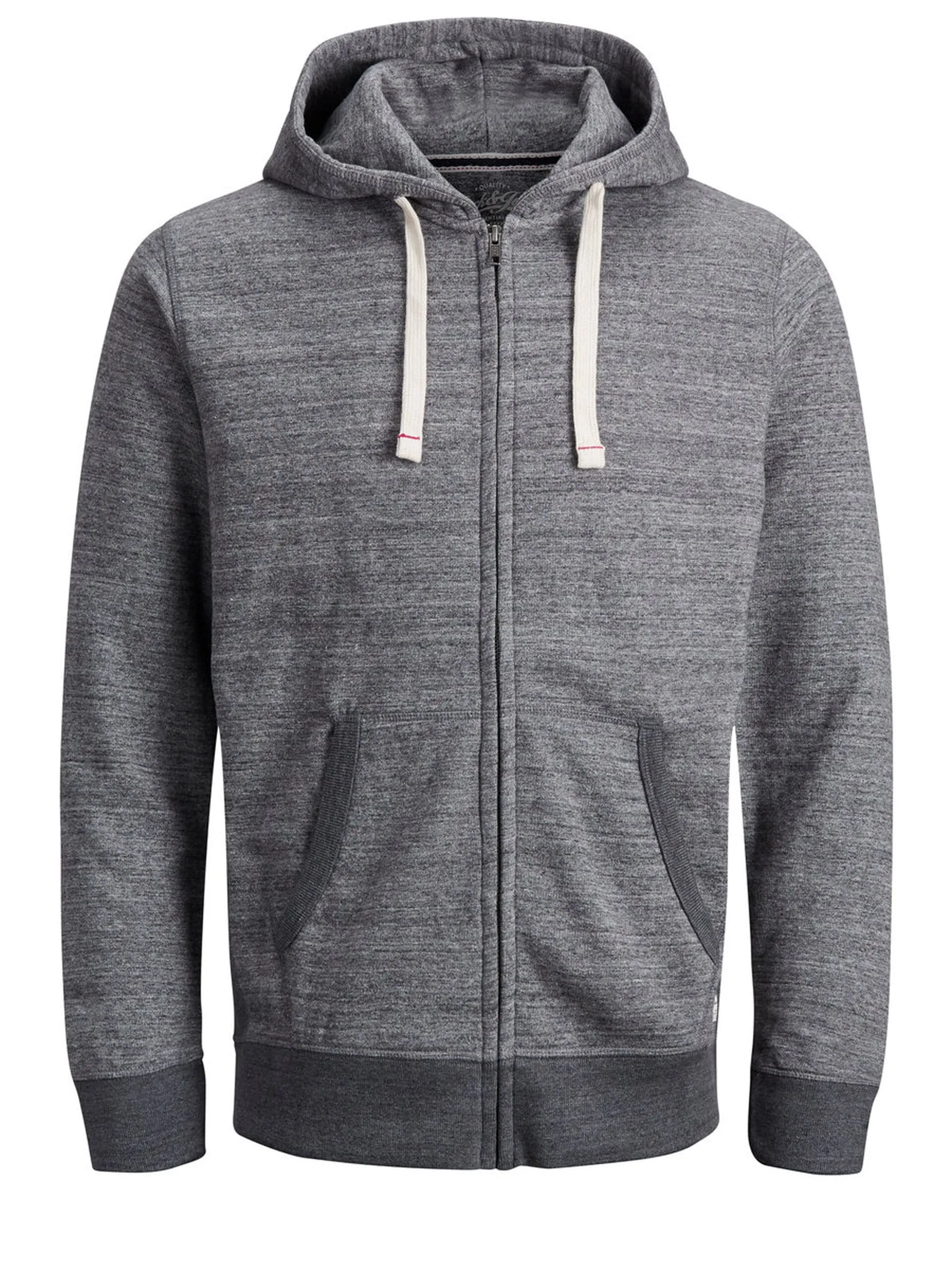 Jack &amp; Jones Grey Melange Hoodie