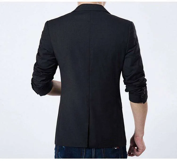 Long Sleeve Slim Fit Blazer