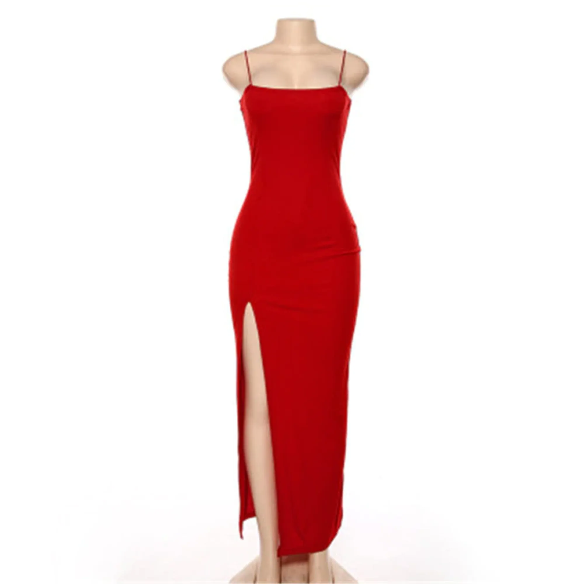 Long Sleeveless Clubwear Dresses