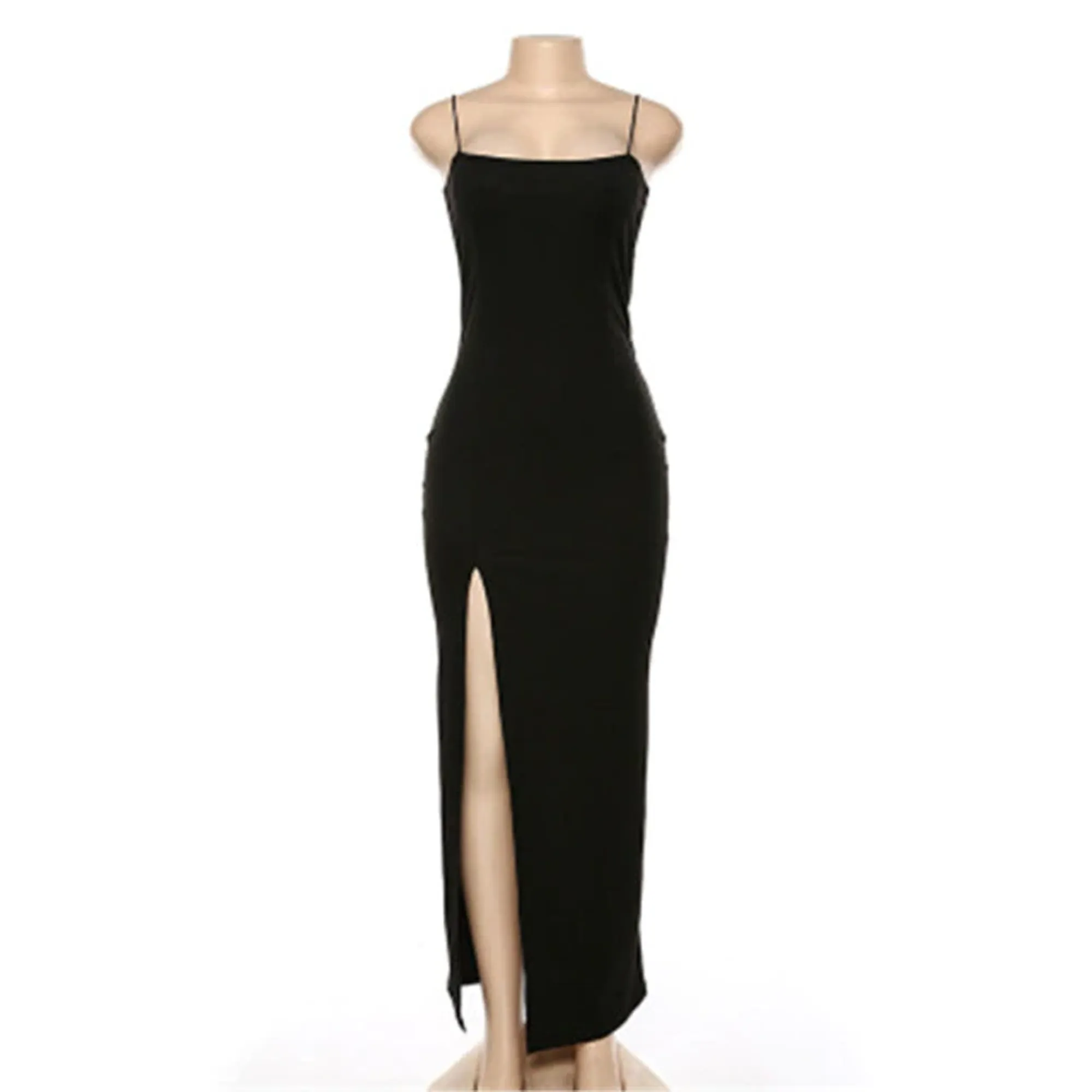 Long Sleeveless Clubwear Dresses