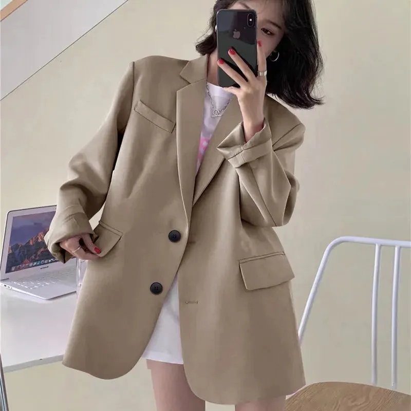 Loose Classic Coat Basic Blazers