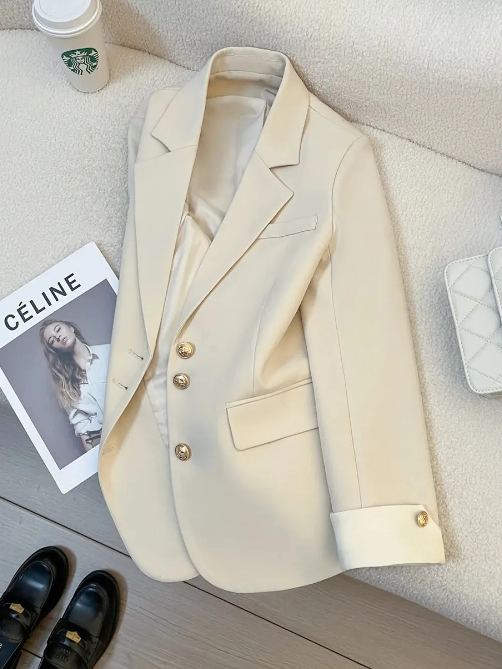 Loose Classic Coat Basic Blazers