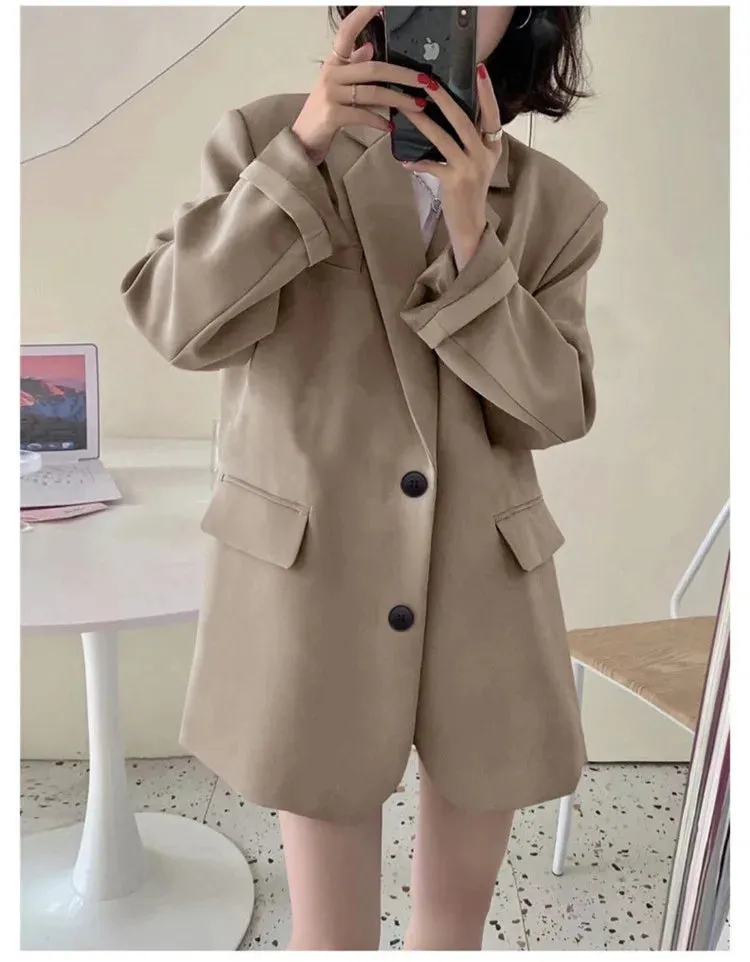 Loose Classic Coat Basic Blazers