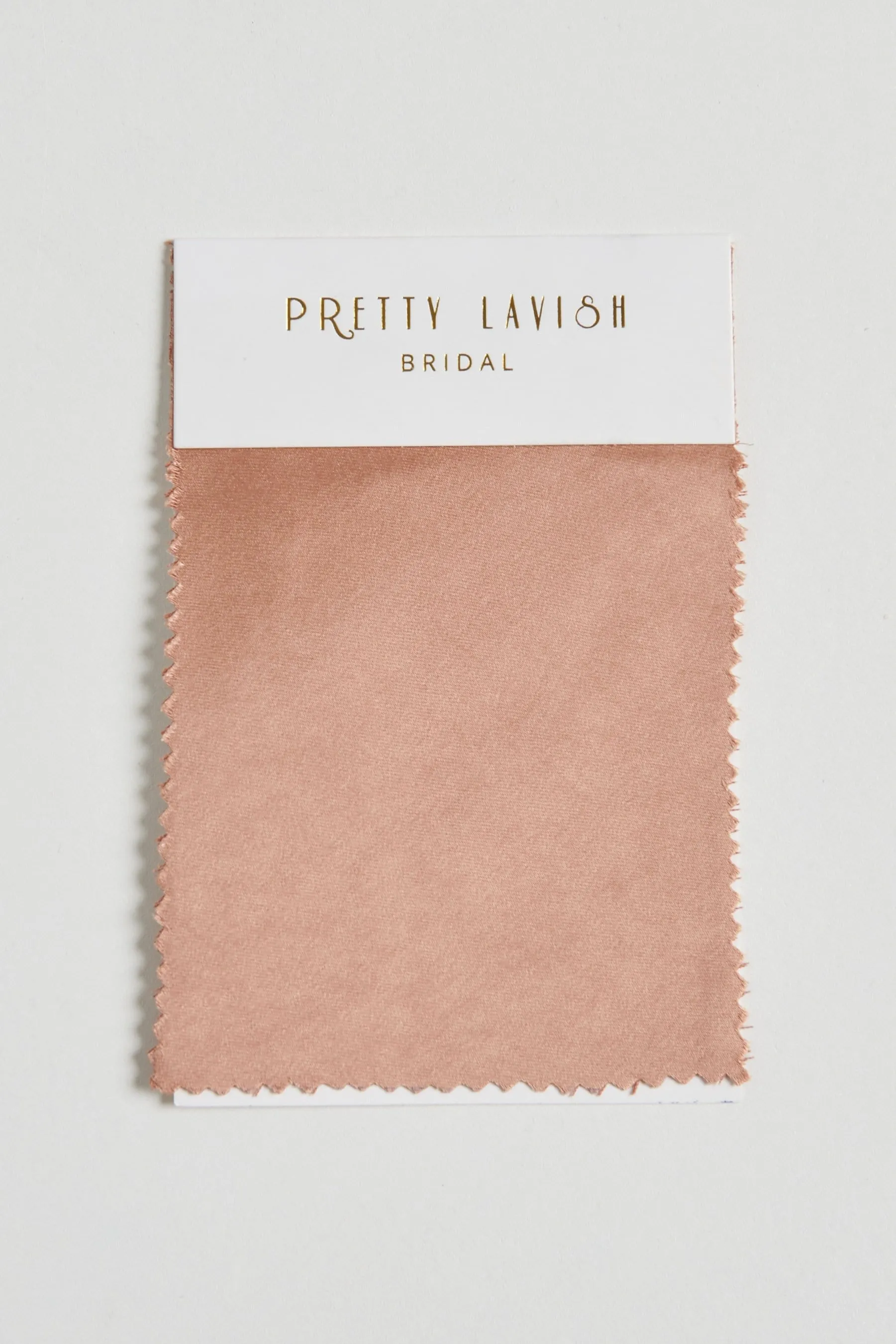 Matte Satin Cinnamon Bridesmaid Swatch