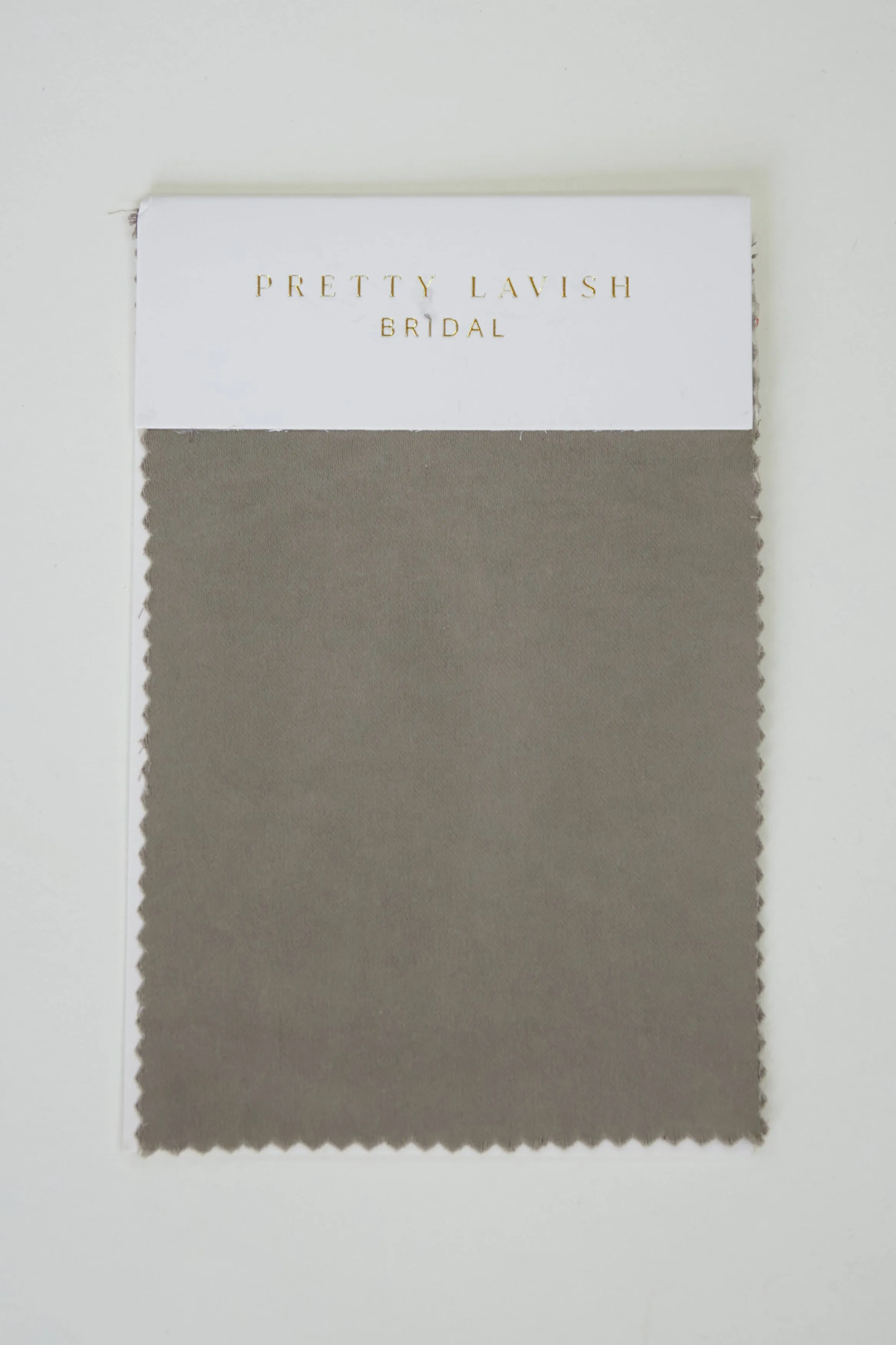 Matte Satin Olive Grey Bridesmaid Swatch