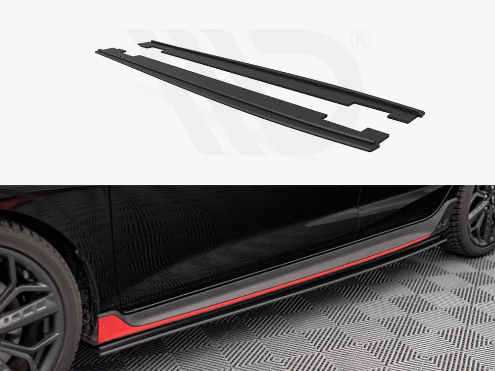 Maxton Design - STREET PRO SIDE SKIRTS DIFFUSERS HYUNDAI I20 N MK3 (2020-)