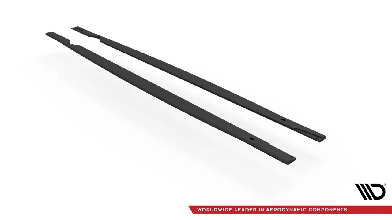 Maxton Design - STREET PRO SIDE SKIRTS DIFFUSERS VW GOLF R MK8 (2020-)