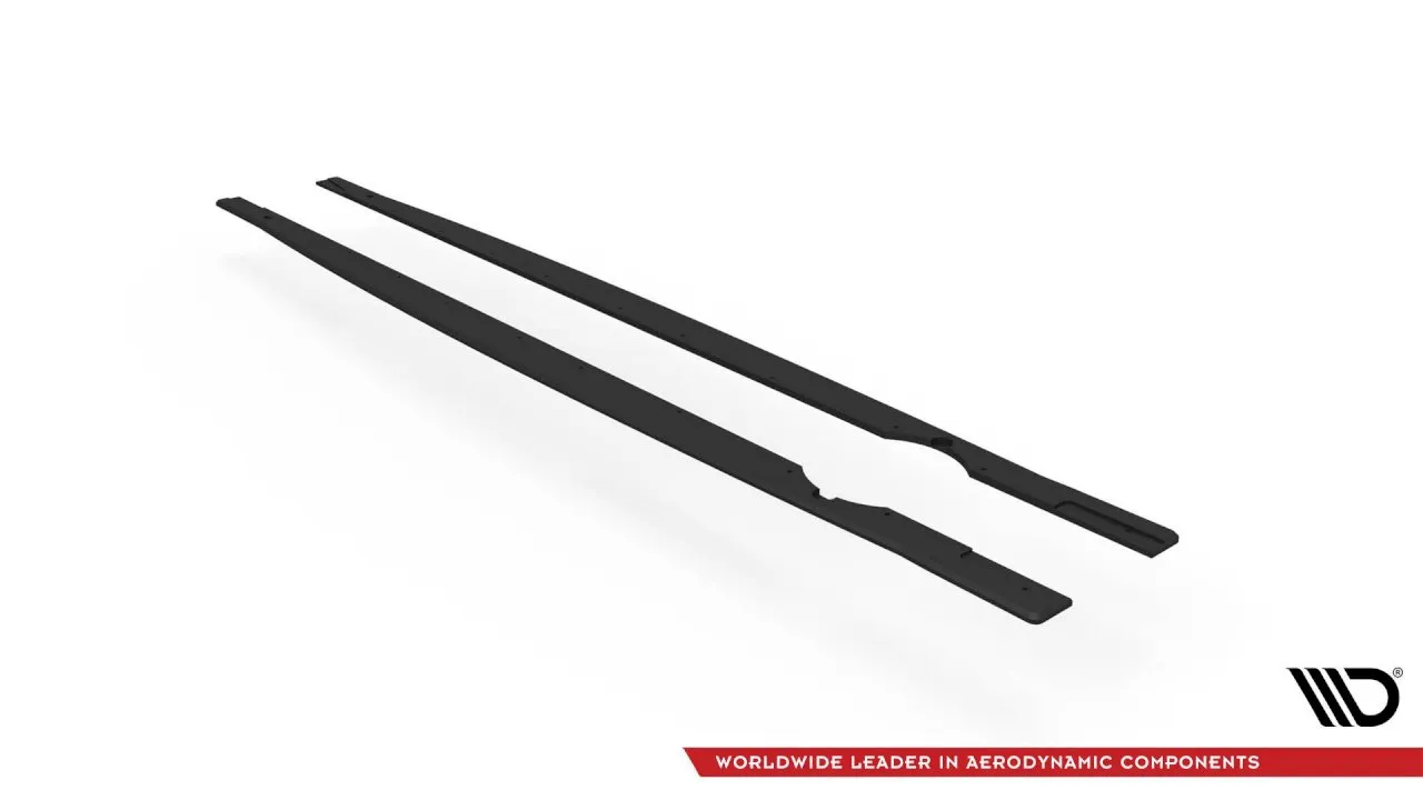 Maxton Design - STREET PRO SIDE SKIRTS DIFFUSERS VW GOLF R MK8 (2020-)