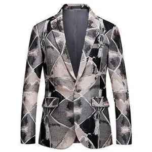 Men's Blazer Casual Plus Size Blazer Slim Fit