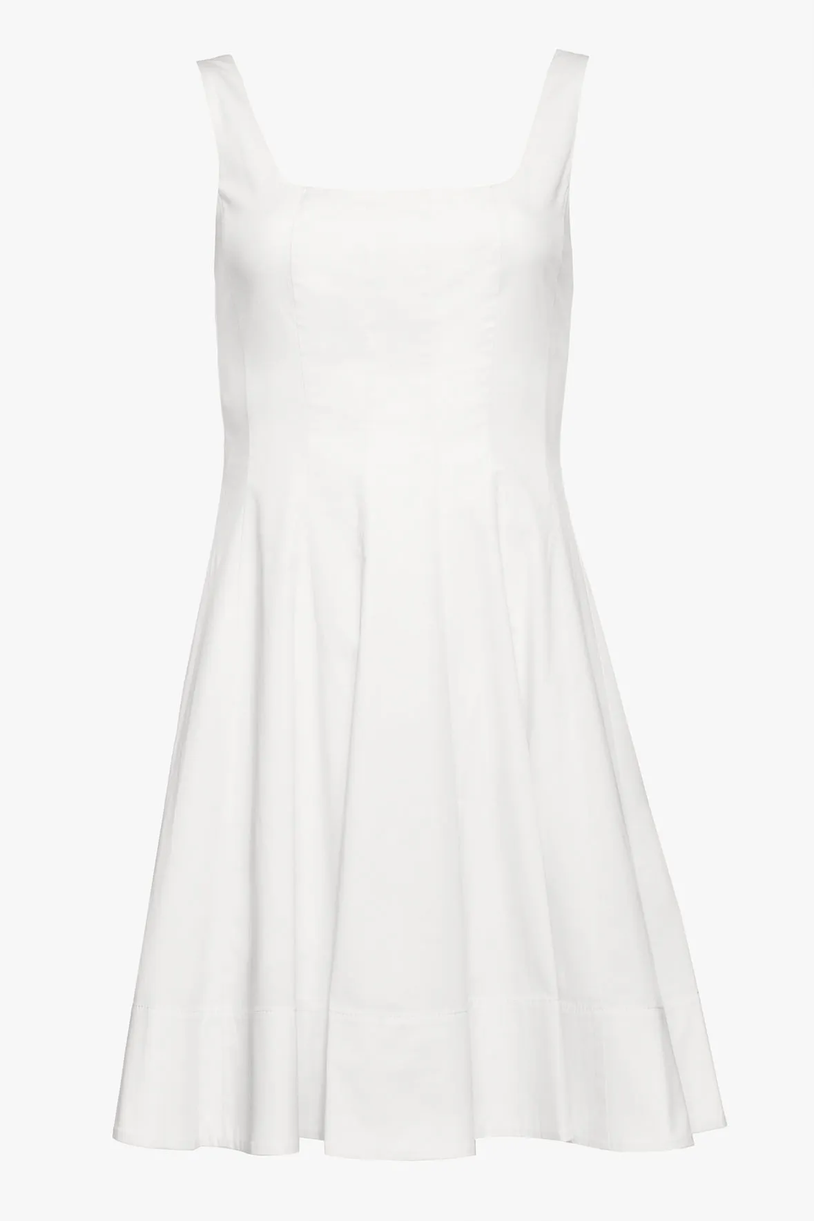 MINI WELLS DRESS | WHITE