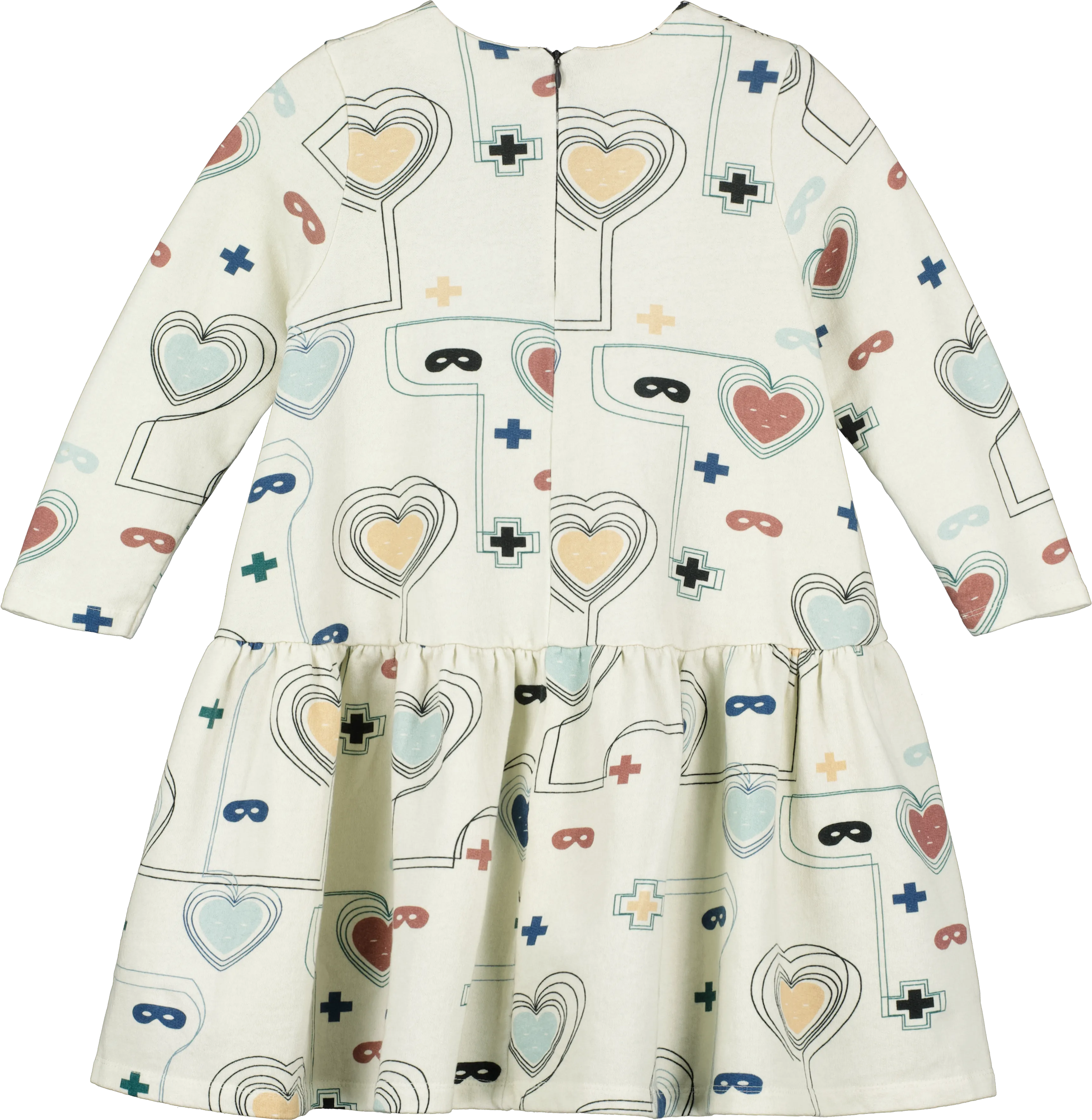 Natural Hearts & Masks Lines Luna Dress