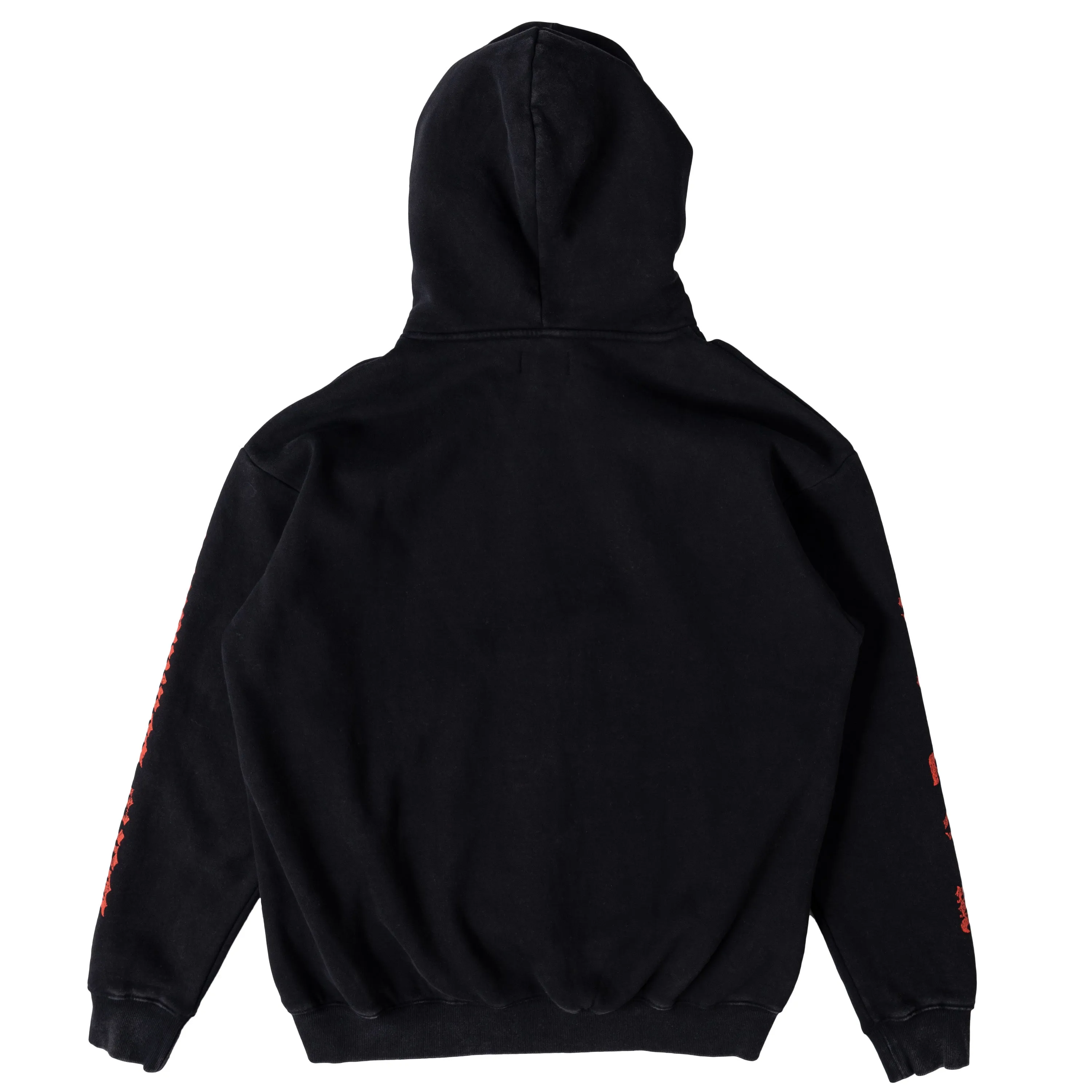 OVERSIZED LUX WORLD DOMINATION HOODIE - BLACK