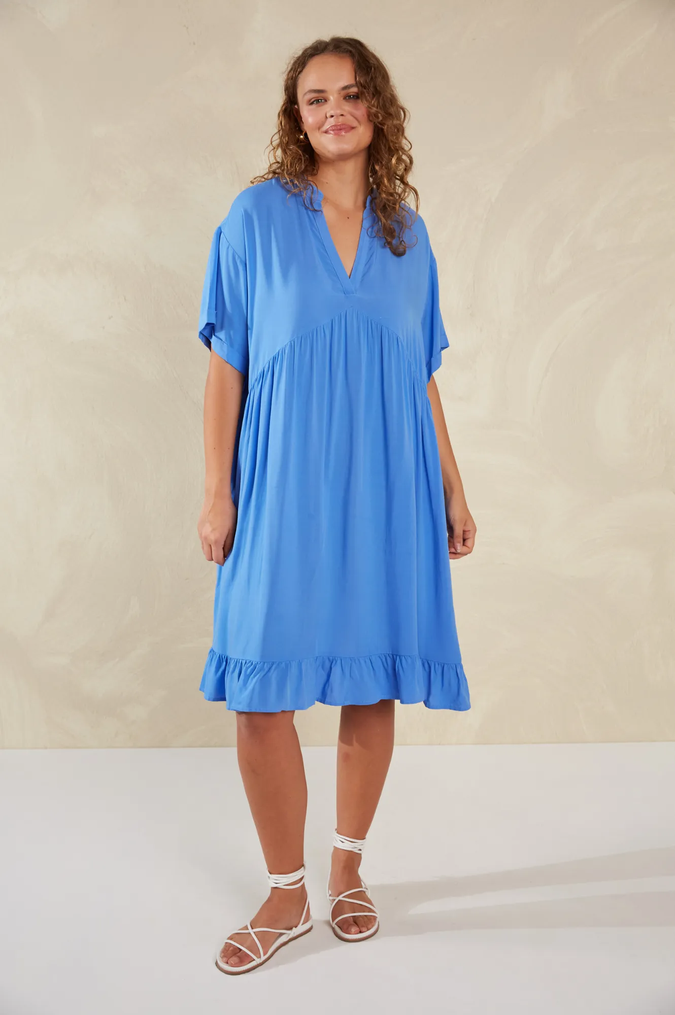 Palermo Relaxed Fit Dress - Coast