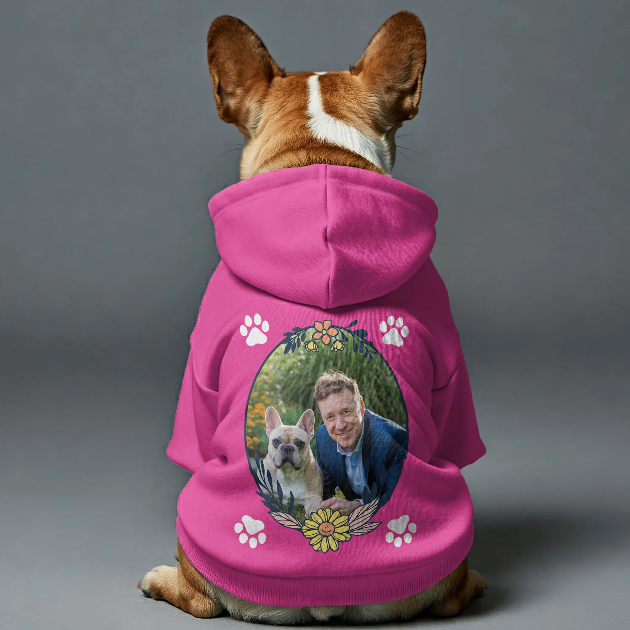 Personalized French Bulldog Hoodies with Funny Quotes and Custom Photo – Stylish, Cozy, and Premium 100% Cotton