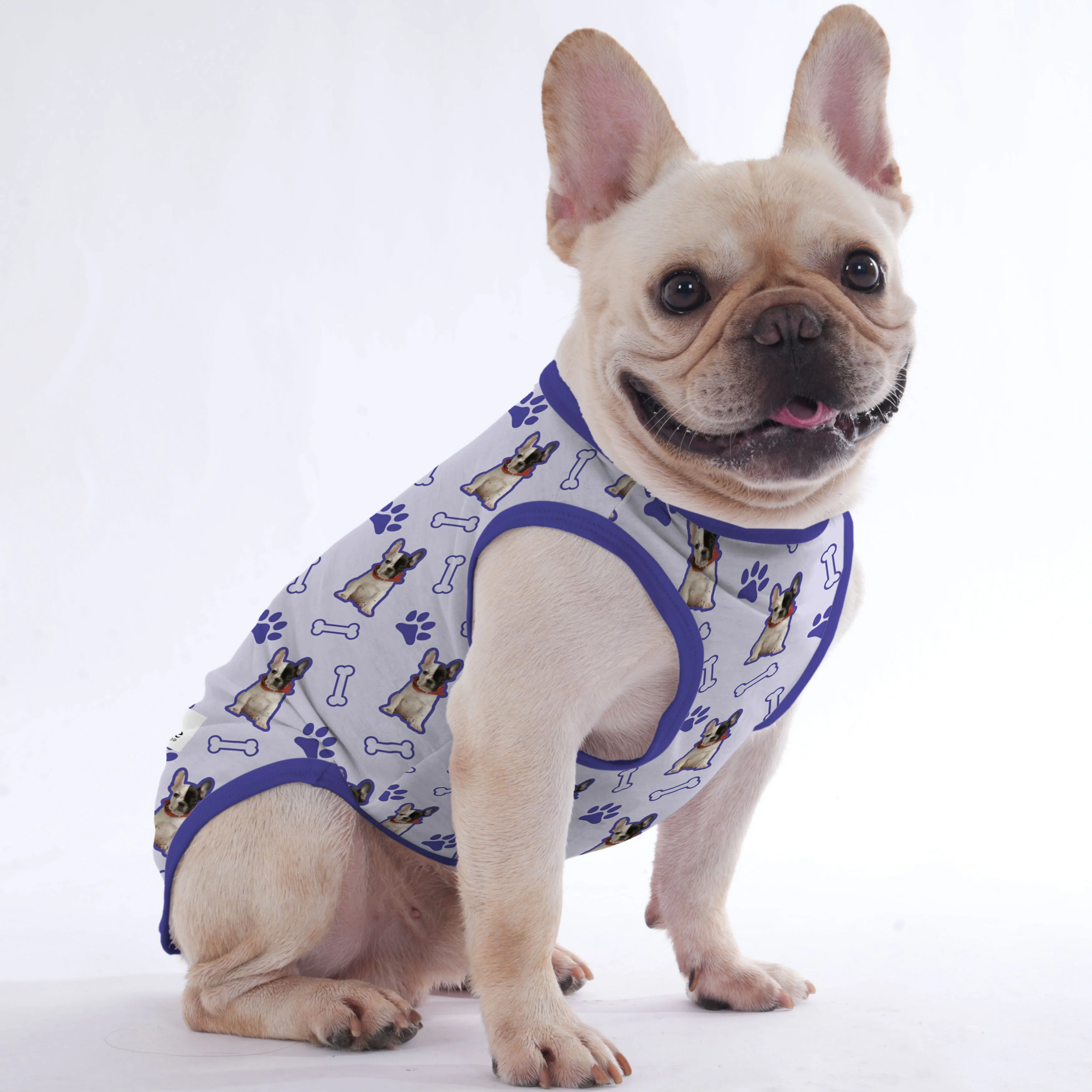 Personalized Shirt for Frenchies with Your Pup’s Image - Frenchie Shop Original