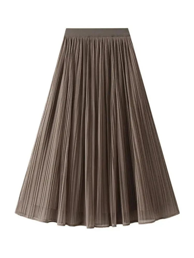 Pleated Skirt Fashion Reversible Design