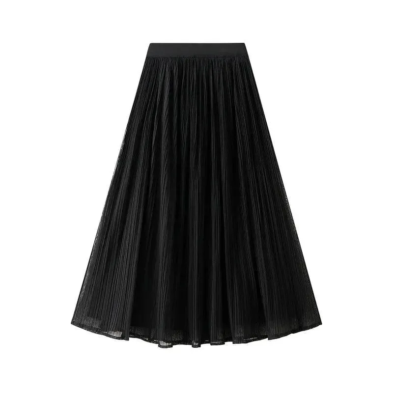 Pleated Skirt Fashion Reversible Design