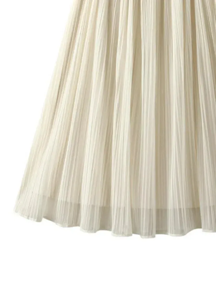 Pleated Skirt Fashion Reversible Design