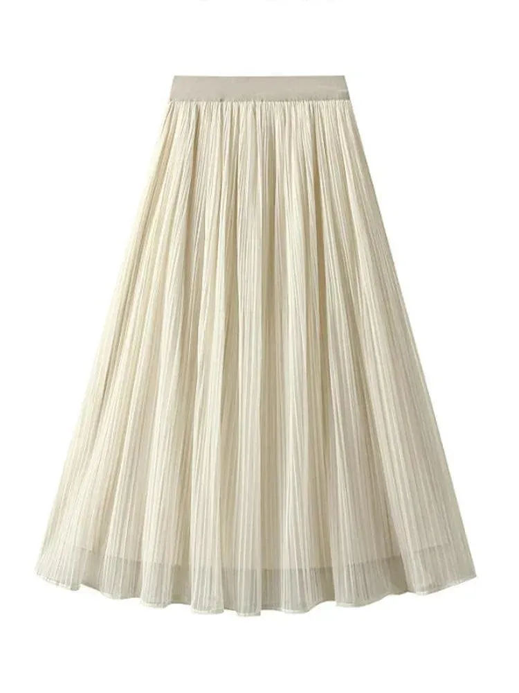 Pleated Skirt Fashion Reversible Design