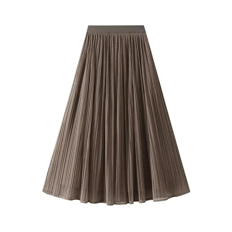 Pleated Skirt Fashion Reversible Design